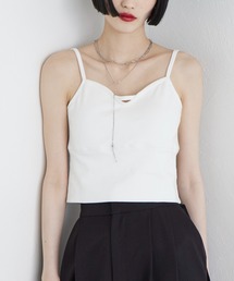 Lui's（ルイス）の「【miuセレクト】カップ付きカーブタンクトップ（タンクトップ）」