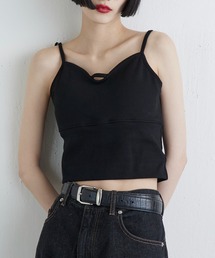 Lui's | カップ付きカーブタンクトップ(タンクトップ)