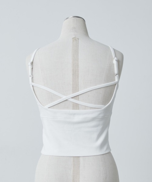 Lui's（ルイス）の「カップ付きカーブタンクトップ（タンクトップ・レディース・アイボリー/ブラック・FREE）」の19枚目の写真