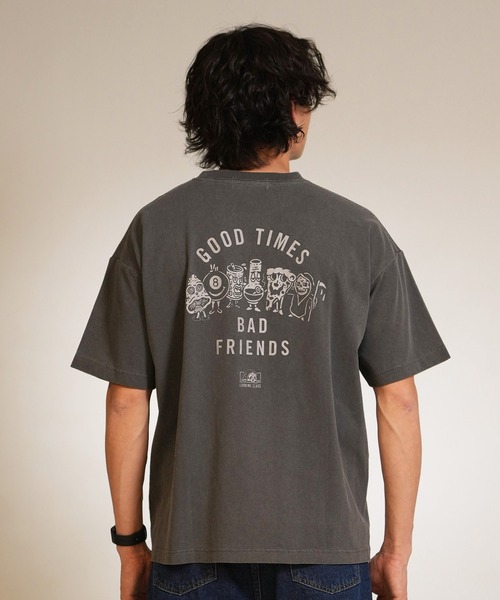 LURKING CLASS(ラーキングクラス)の「【ムラサキスポーツ限定】LURKING CLASS/ラーキングクラス 半袖 Tシャツ GOOD TIMES 2 S/S TEE ST26STM05(Tシャツ/カットソー・メンズ・ブラック/グレー・XL/L/M)」の4枚目の写真