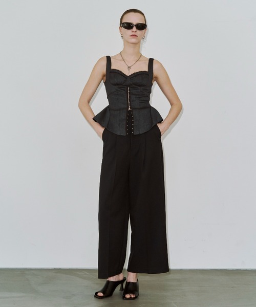 JOSE MOON（ジョゼムーン）の「INSIDE BUSTIER/インサイドビスチェ（その他トップス・レディース・アイボリー/グレー・FREE）」の9枚目の写真