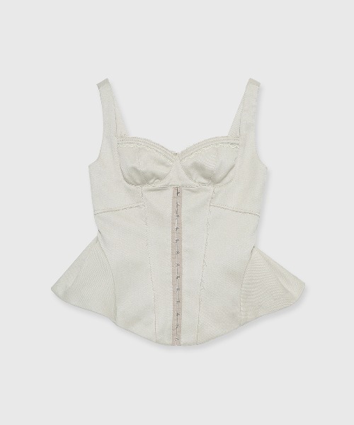 JOSE MOON（ジョゼムーン）の「INSIDE BUSTIER/インサイドビスチェ（その他トップス・レディース・アイボリー/グレー・FREE）」の18枚目の写真