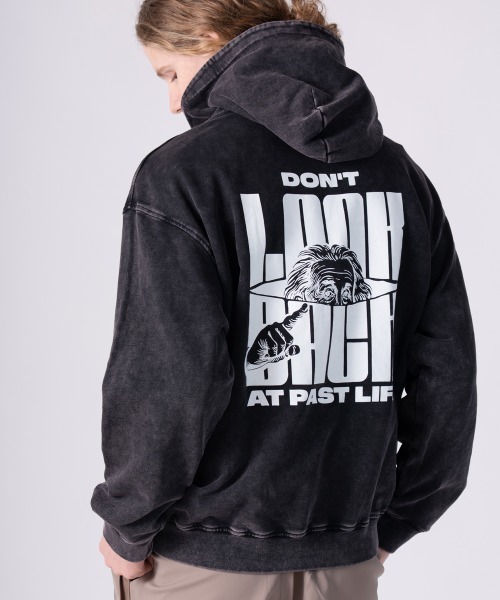 rehacer — Mind Free Aged Hoodie / винтажное худи faded