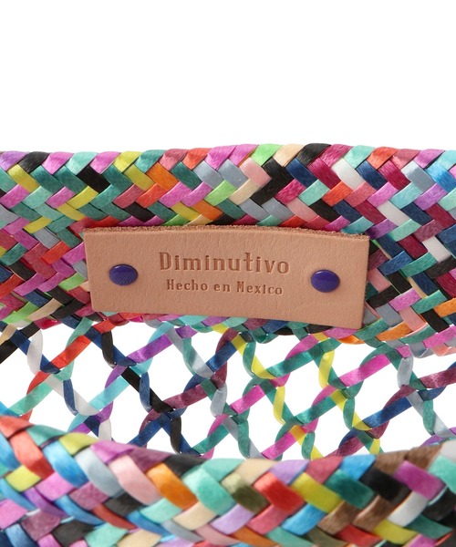 Diminutivo(ディミヌティーボ)の「【Diminutivo(ディミヌティーボ)】合成パルマメッシュトートバッグS(トートバッグ・レディース・その他/シルバー・FREE)」の7枚目の写真