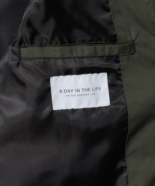 A DAY IN THE LIFE UNITED ARROWS（アデイインザライフユナイテッドアローズ）の「ピーチ クロス ハンティング ショートジャケット＜A DAY IN THE LIFE＞（その他アウター・メンズ・オリーブ/ブラック/ナチュラル・M/L）」の10枚目の写真