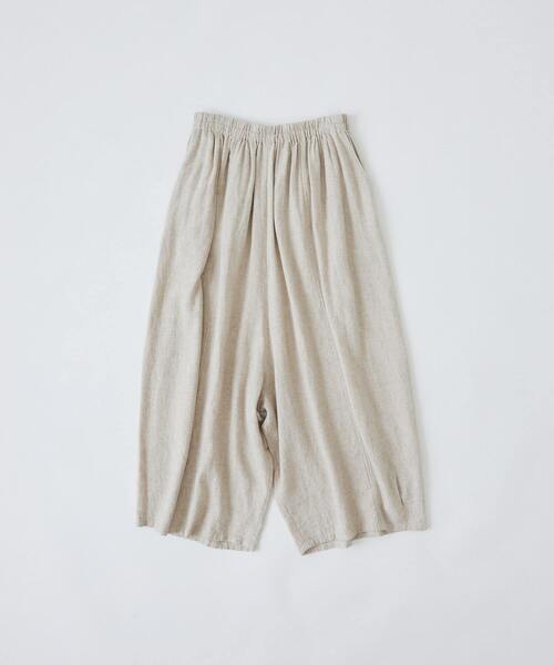 conges payes ADIEU TRISTESSE(コンジェ ペイエ アデュートリステス)の「【FAVE】シャーリングワイドロングサルエルパンツ(その他パンツ・レディース・キナリ/ブルー系その他/ネイビー/インディゴブルー/グレー系その他・38)」の2枚目の写真