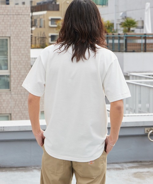 HANES(ヘインズ)の「Hanes/ヘインズ Hanes SHIRO 7.0oz クルーネックTシャツ 秋 秋服 2026年秋冬(Tシャツ/カットソー・メンズ・ホワイト・M/L/XL)」の6枚目の写真