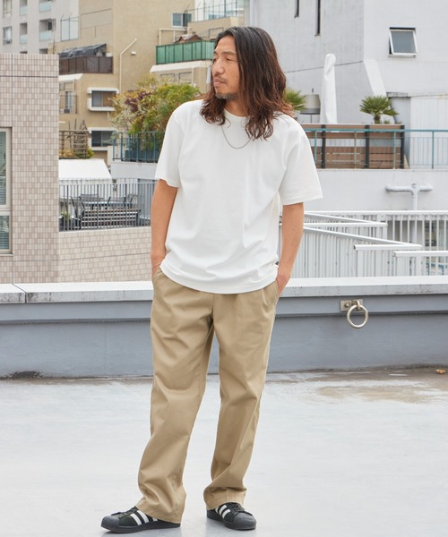 HANES(ヘインズ)の「Hanes/ヘインズ Hanes SHIRO 7.0oz クルーネックTシャツ 秋 秋服 2026年秋冬(Tシャツ/カットソー・メンズ・ホワイト・M/L/XL)」の8枚目の写真
