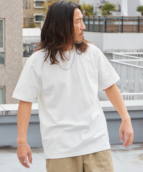 HANES(ヘインズ)の「Hanes/ヘインズ Hanes SHIRO 7.0oz クルーネックTシャツ 秋 秋服 2026年秋冬(Tシャツ/カットソー・メンズ・ホワイト・M/L/XL)」の21枚目の写真