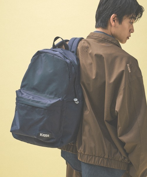 Kappa(カッパ)の「≪Kappa×and ST ウェルネスクラブ≫デイパック(バックパック/リュック・レディース・グレー/ブラウン系その他/ネイビー・FREE)」の3枚目の写真