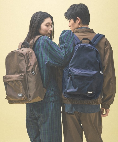 Kappa(カッパ)の「≪Kappa×and ST ウェルネスクラブ≫デイパック(バックパック/リュック・レディース・グレー/ブラウン系その他/ネイビー・FREE)」の5枚目の写真