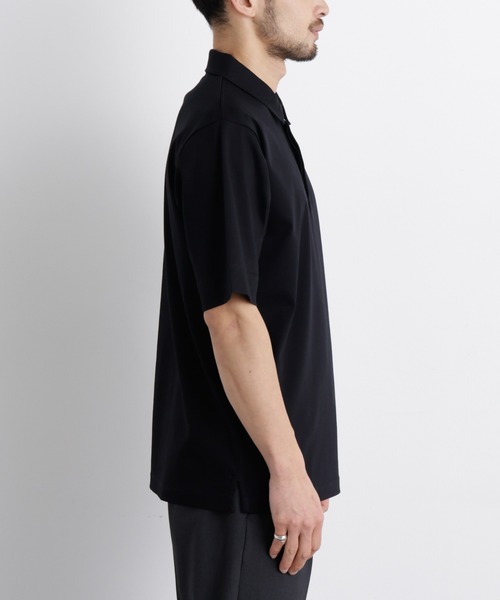 NANO universe（ナノユニバース）の「アンチスメル ポロシャツ 半袖（ポロシャツ・メンズ・ブラック/ネイビー/グレー・XL/L/M/S）」の7枚目の写真