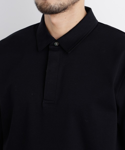 NANO universe（ナノユニバース）の「アンチスメル ポロシャツ 半袖（ポロシャツ・メンズ・ブラック/ネイビー/グレー・XL/L/M/S）」の9枚目の写真