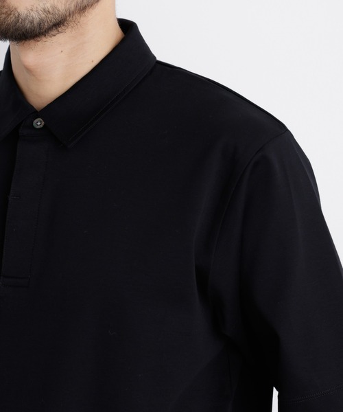 NANO universe（ナノユニバース）の「アンチスメル ポロシャツ 半袖（ポロシャツ・メンズ・ブラック/ネイビー/グレー・XL/L/M/S）」の10枚目の写真