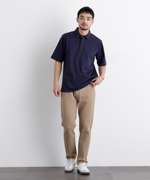 NANO universe（ナノユニバース）の「アンチスメル ポロシャツ 半袖（ポロシャツ・メンズ・ブラック/ネイビー/グレー・XL/L/M/S）」の20枚目の写真