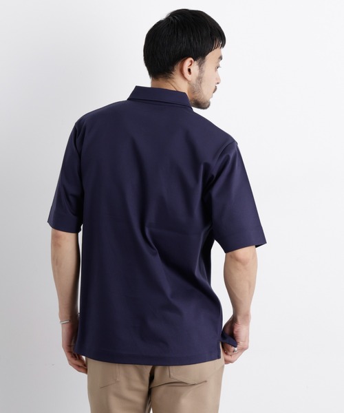 NANO universe（ナノユニバース）の「アンチスメル ポロシャツ 半袖（ポロシャツ・メンズ・ブラック/ネイビー/グレー・XL/L/M/S）」の19枚目の写真