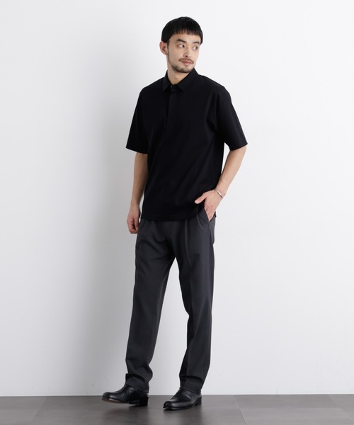 NANO universe（ナノユニバース）の「アンチスメル ポロシャツ 半袖（ポロシャツ・メンズ・ブラック/ネイビー/グレー・XL/L/M/S）」の17枚目の写真