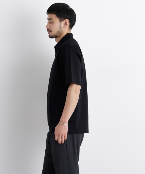 NANO universe（ナノユニバース）の「アンチスメル ポロシャツ 半袖（ポロシャツ・メンズ・ブラック/ネイビー/グレー・XL/L/M/S）」の13枚目の写真