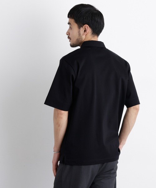 NANO universe（ナノユニバース）の「アンチスメル ポロシャツ 半袖（ポロシャツ・メンズ・ブラック/ネイビー/グレー・XL/L/M/S）」の14枚目の写真