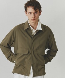 PUBLIC TOKYO | 【大人気昨年SS完売アイテム】TRIXIONウーリーシャツブルゾン /セットアップ対応/春服/即完アイテム/防シワ(ブルゾン)