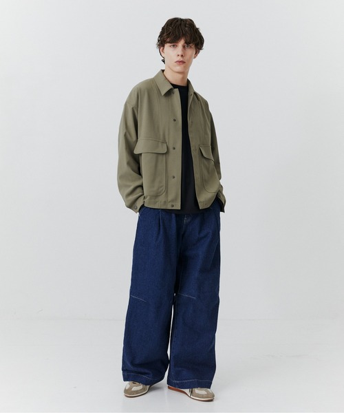 PUBLIC TOKYO(パブリックトウキョウ)の「【大人気昨年SS完売アイテム】TRIXIONワークシャツ /セットアップ対応/春服/即完アイテム/防シワ/ブルゾン(ブルゾン・メンズ・ブラック/ベージュ・2/1)」の7枚目の写真