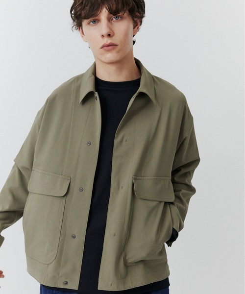 PUBLIC TOKYO(パブリックトウキョウ)の「【大人気昨年SS完売アイテム】TRIXIONワークシャツ /セットアップ対応/春服/即完アイテム/防シワ/ブルゾン(ブルゾン・メンズ・ブラック/ベージュ・2/1)」の12枚目の写真