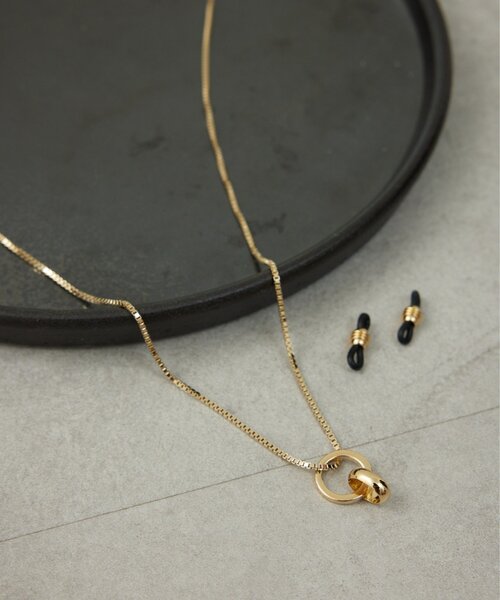 GALLARDAGALANTE(ガリャルダガランテ)の「グラスチェーンネックレス(ネックレス・レディース・シルバー/ゴールド・FREE)」の1枚目の写真