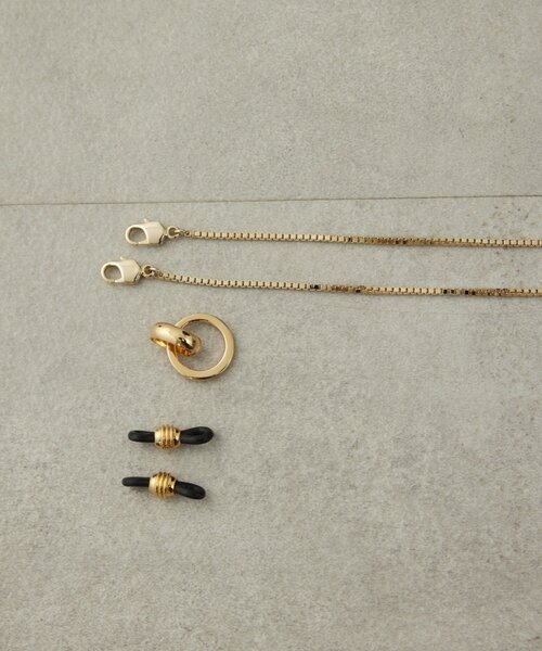 GALLARDAGALANTE(ガリャルダガランテ)の「グラスチェーンネックレス(ネックレス・レディース・シルバー/ゴールド・FREE)」の3枚目の写真