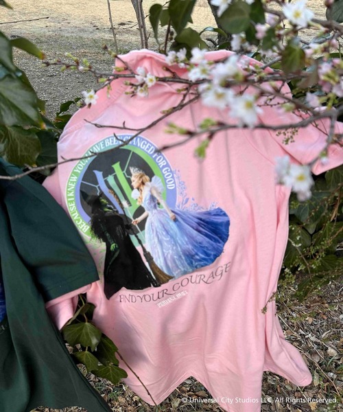 AS KNOW AS plus(アズノゥアズプラス)の「〇アクリルキーホルダー付き WICKED Tシャツ 【WICKED/ウィキッド】(Tシャツ/カットソー・レディース・グリーン/ピンク/オフホワイト/チャコールグレー・FREE)」の11枚目の写真