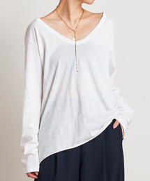 AP STUDIO | Low-necked T-sh(Tシャツ/カットソー)