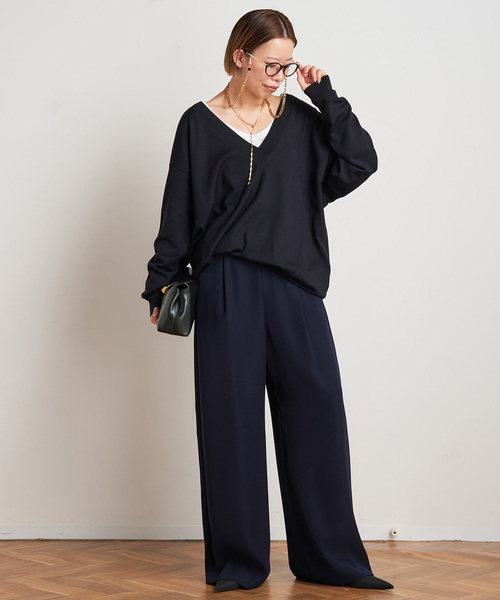 AP STUDIO(エーピーストゥディオ)の「Low-necked T-sh(Tシャツ/カットソー・レディース・ホワイト・FREE)」の17枚目の写真