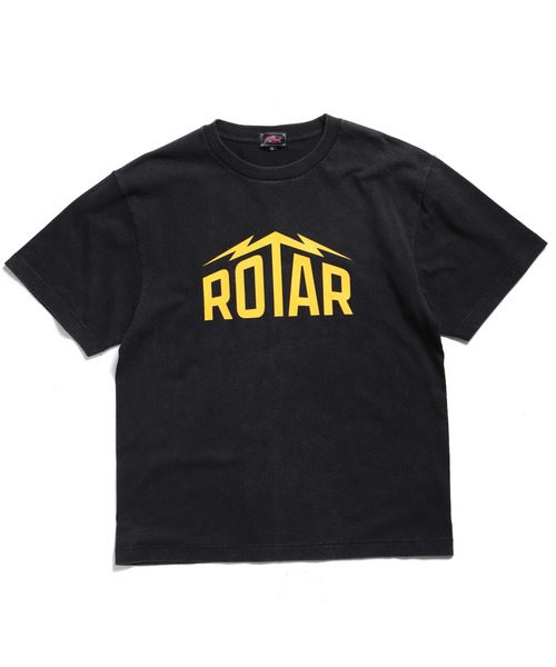 ROTAR(ローター)の「Lightning LOGO 2 vintage finish Tee(Tシャツ/カットソー・メンズ・イエロー系その他/ブラック系その他/ネイビー/ホワイト系その他・MEDIUM/LARGE/X-LARGE)」の2枚目の写真