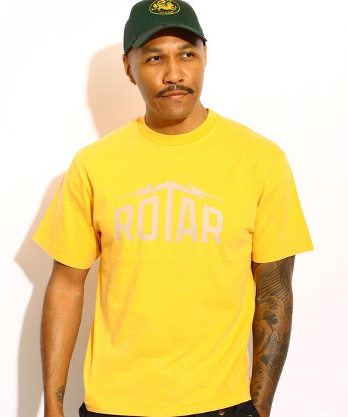 ROTAR(ローター)の「Lightning LOGO 2 vintage finish Tee(Tシャツ/カットソー・メンズ・イエロー系その他/ブラック系その他/ネイビー/ホワイト系その他・MEDIUM/LARGE/X-LARGE)」の19枚目の写真