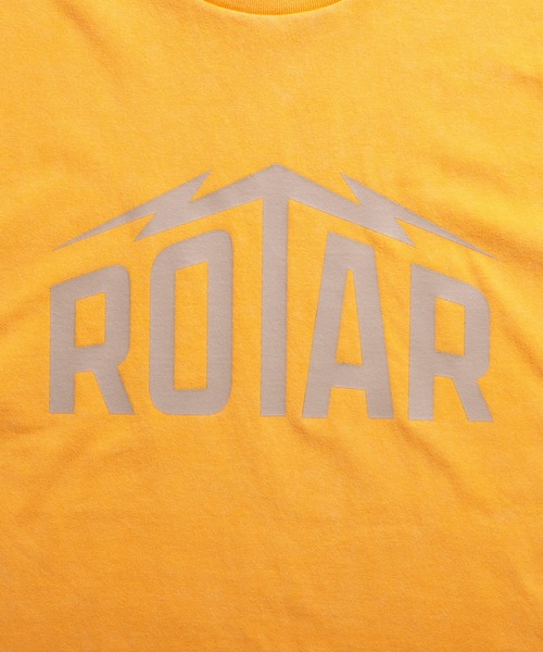 ROTAR(ローター)の「Lightning LOGO 2 vintage finish Tee(Tシャツ/カットソー・メンズ・イエロー系その他/ブラック系その他/ネイビー/ホワイト系その他・MEDIUM/LARGE/X-LARGE)」の11枚目の写真