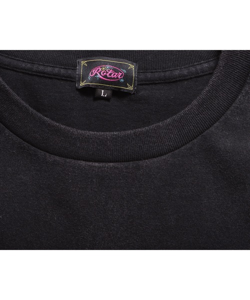ROTAR(ローター)の「Lightning LOGO 2 vintage finish Tee(Tシャツ/カットソー・メンズ・イエロー系その他/ブラック系その他/ネイビー/ホワイト系その他・MEDIUM/LARGE/X-LARGE)」の14枚目の写真