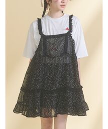 petit flower sheer switchワンピース（ワンピース）｜merry jenny
