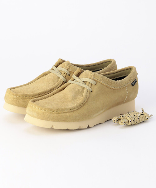 FREAK'S STORE（フリークスストア）の「CLARKS/クラークス Wallabee Gore-TEX/ワラビー ゴアテックス[5~5Hサイズ展開]（モカシン/デッキシューズ・レディース・ベージュ/ブラック・5/5.5）」の11枚目の写真