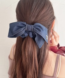 apres jour | 【apres jour×ARIAZ】プレートツキデニムシュシュ(シュシュ)