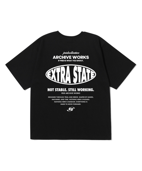 PEID(ペイド)の「PDステート 半袖Tシャツ ブラック(Tシャツ/カットソー・レディース・ブラック・2/3/4/5/6/1)」の1枚目の写真