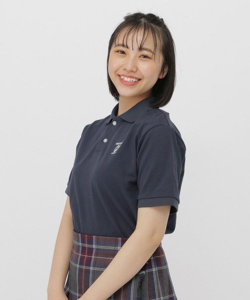 GLOBAL WORK(グローバルワーク)の「スクールサマーポロ/AND YUA ANY/641525(ポロシャツ・キッズ・ネイビー/ホワイト・160cm/150cm/170cm)」の5枚目の写真