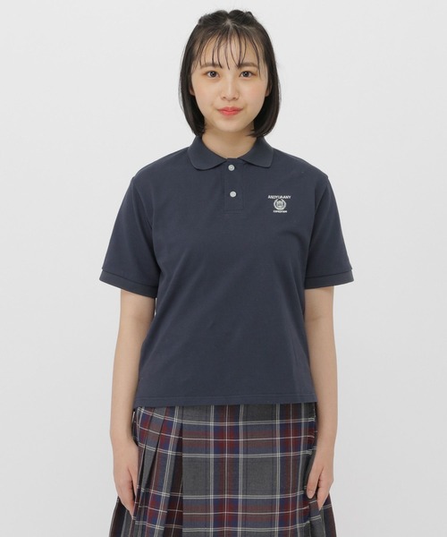 GLOBAL WORK(グローバルワーク)の「スクールサマーポロ/AND YUA ANY/641525(ポロシャツ・キッズ・ネイビー/ホワイト・160cm/150cm/170cm)」の7枚目の写真