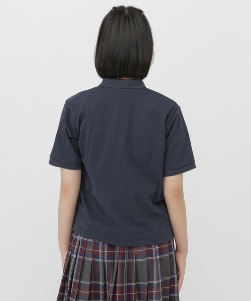 GLOBAL WORK(グローバルワーク)の「スクールサマーポロ/AND YUA ANY/641525(ポロシャツ・キッズ・ネイビー/ホワイト・160cm/150cm/170cm)」の8枚目の写真