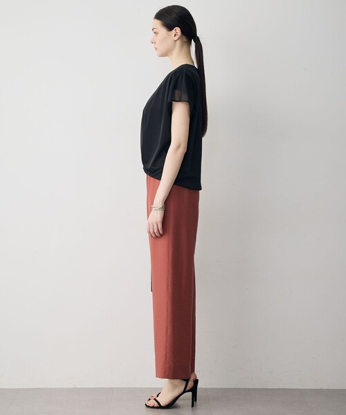 ICB(アイシービー)の「ワッシャーツイル ワイドストレートパンツ(その他パンツ・レディース・オリーブ系/ベージュ系/ダルブルー系/ブラック系/レッド系・40/42/44/46/48)」の10枚目の写真