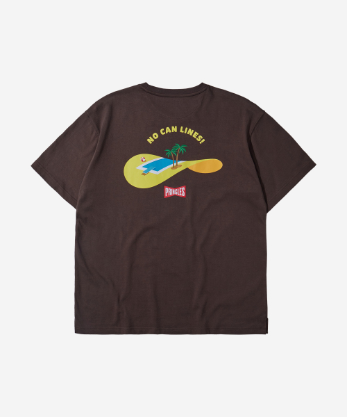 KALAPATTHAR（カラパタール）の「[PRINGLES x KALAPATTHAR] Summer Potato Pool T-Shirt - Brown（Tシャツ/カットソー・メンズ・その他・X-LARGE/LARGE/MEDIUM）」の3枚目の写真