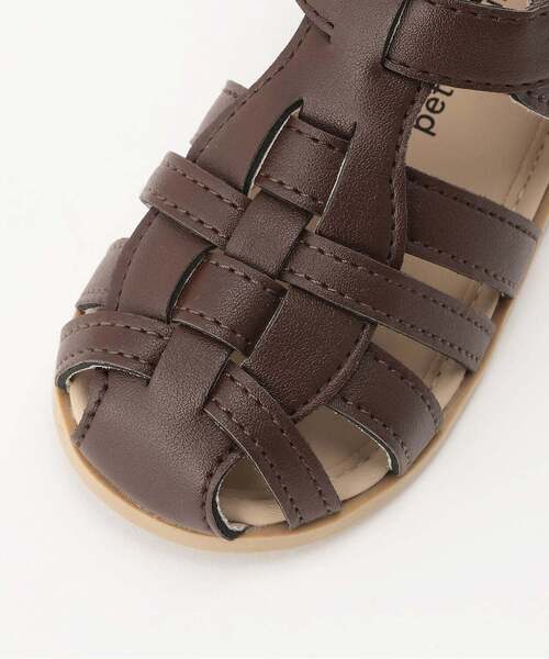 petit main（プティマイン）の「グルカサンダル（サンダル・キッズ・ダークブラウン/アイボリー・15cm/16cm/17cm/19cm/14cm/18cm）」の8枚目の写真