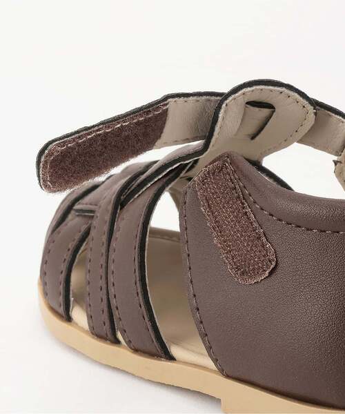 petit main（プティマイン）の「グルカサンダル（サンダル・キッズ・ダークブラウン/アイボリー・15cm/16cm/17cm/19cm/14cm/18cm）」の7枚目の写真