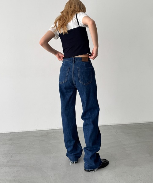 CANAL JEAN(キャナルジーン)の「El mar カットオフデニムパンツ 606(デニムパンツ・レディース・インディゴブルー・X-SMALL/MEDIUM/SMALL)」の2枚目の写真