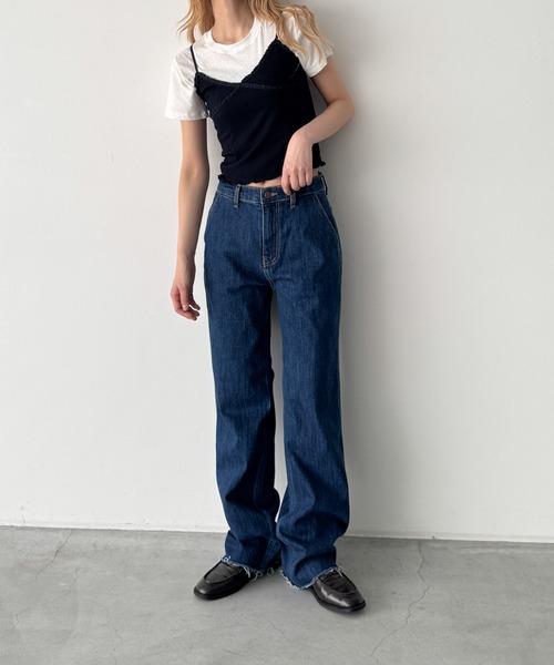 CANAL JEAN(キャナルジーン)の「El mar カットオフデニムパンツ 606(デニムパンツ・レディース・インディゴブルー・X-SMALL/MEDIUM/SMALL)」の5枚目の写真