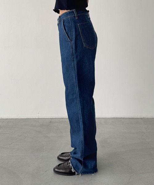 CANAL JEAN(キャナルジーン)の「El mar カットオフデニムパンツ 606(デニムパンツ・レディース・インディゴブルー・X-SMALL/MEDIUM/SMALL)」の7枚目の写真