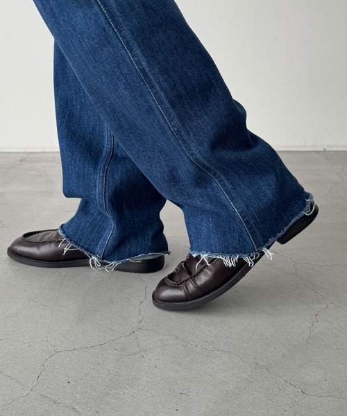 CANAL JEAN(キャナルジーン)の「El mar カットオフデニムパンツ 606(デニムパンツ・レディース・インディゴブルー・X-SMALL/MEDIUM/SMALL)」の11枚目の写真
